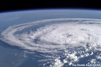 View of Hurricane Claudette (2003) from space