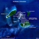map of Krakatau location