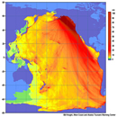 Simulated 
1946 Aleutians tsunami using the Alaska Tsunami Forecast Model
