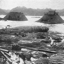 Aftermath of
 the 1896 Sanriku Meiji earthquake and tsunami in Japan.